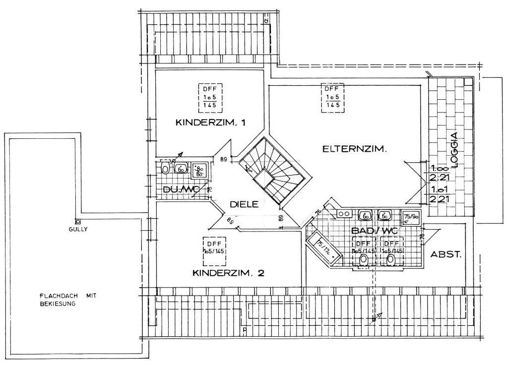 Grundriss Dachgeschoss