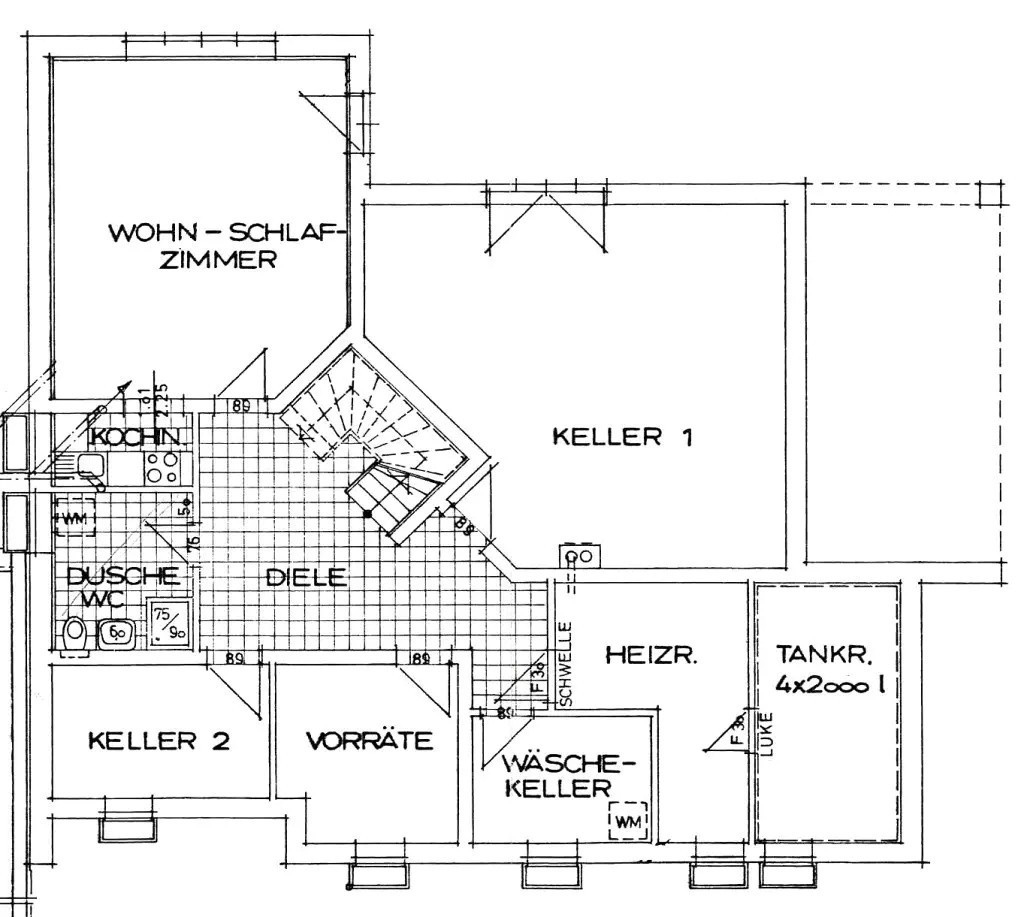 Grundriss Kellergeschoss